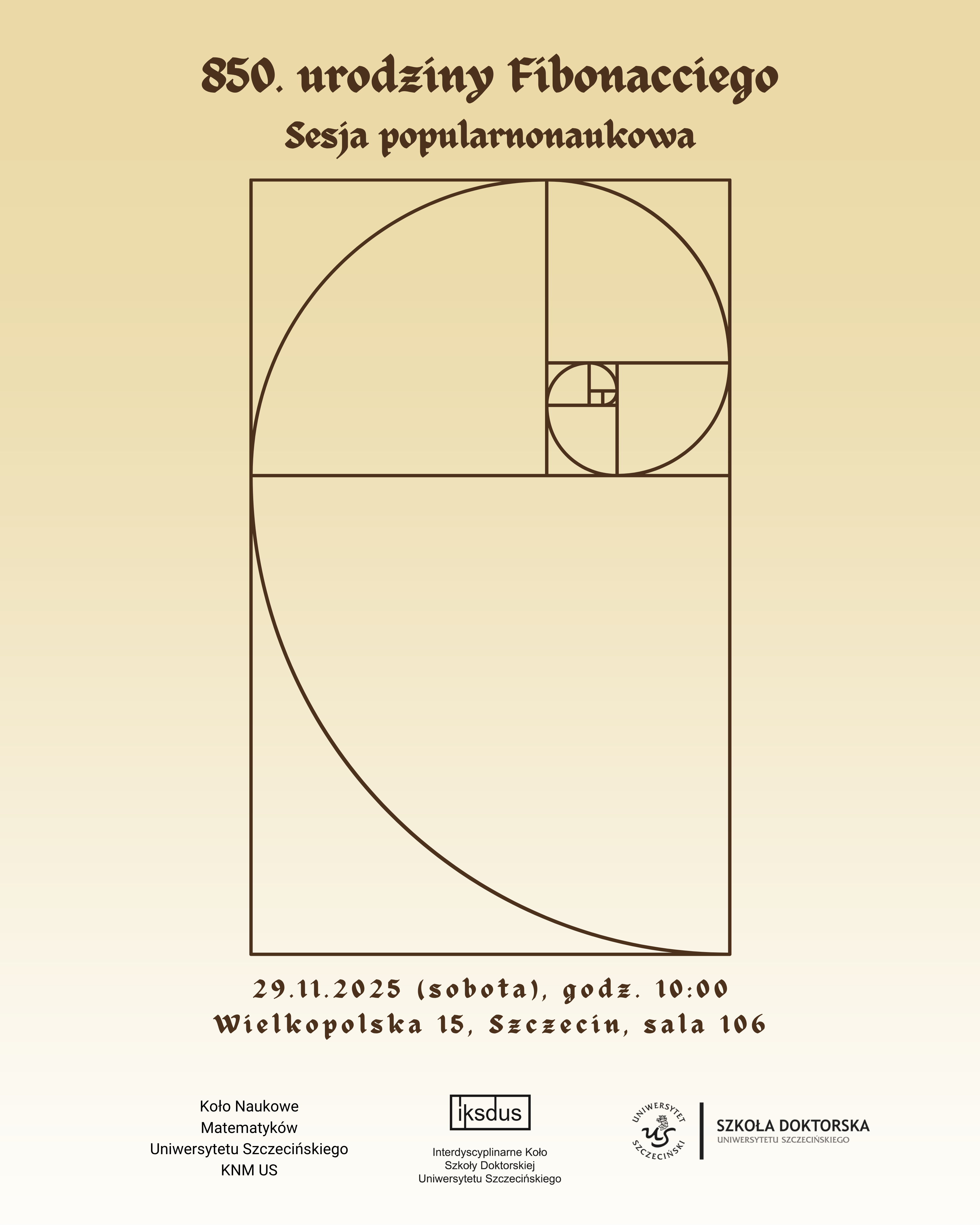 Sesja popularnonaukowa z okazji 850 urodzin Fibonacciego