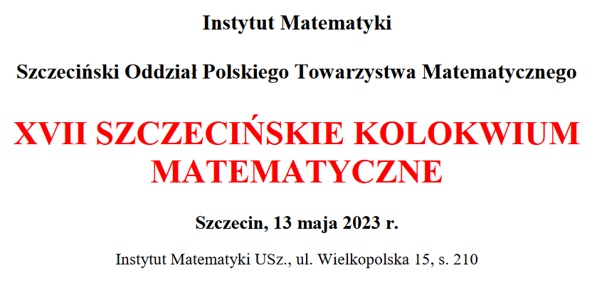Szczecińskie Kolokwium Matematyczne