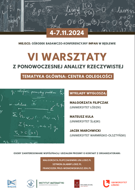 Warsztaty z Ponowoczesnej Analizy Rzeczywistej